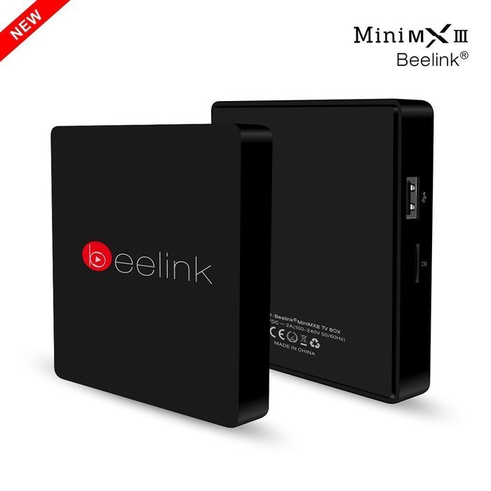 Beelink Mini MX3 II 4K Android 6.0 Amlogic S905X Quad- core 64-bit ARM Cortex-A53 up to 2GHz Penta-core ARM Mali... N3