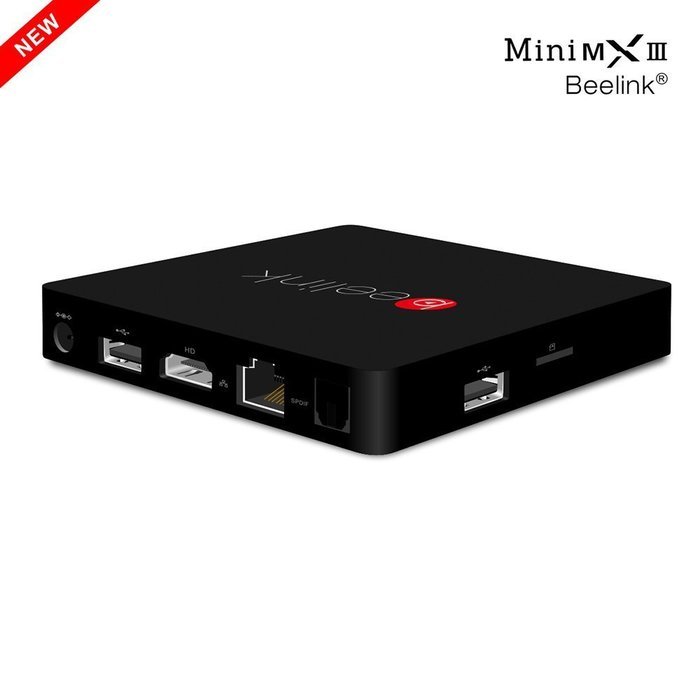 Beelink Mini MX3 II 4K Android 6.0 Amlogic S905X Quad- core 64-bit ARM Cortex-A53 up to 2GHz Penta-core ARM Mali... N8