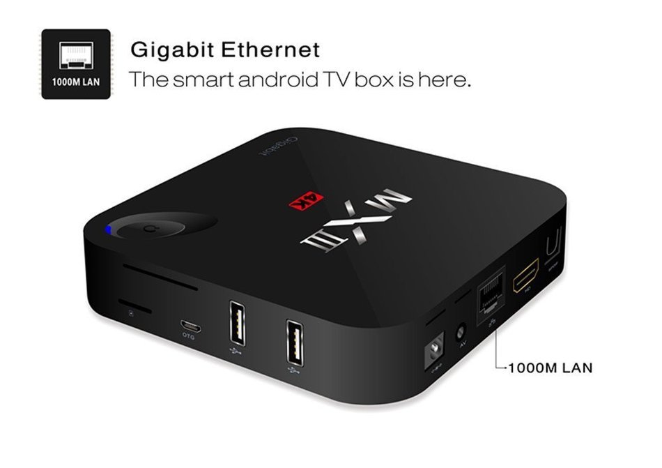 Streaming Media Player Android TV Box, Wangang MXIII-G S812 TV BOX Android 5.1 Full Loaded 2GB /16GB, Support... N5