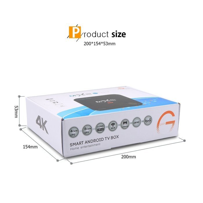 Pomelo Best Android 5.1 TV Box, Kodi 15.1, RAM DDR3 2GB and ROM Onboard eMMC Flash 16GB N7