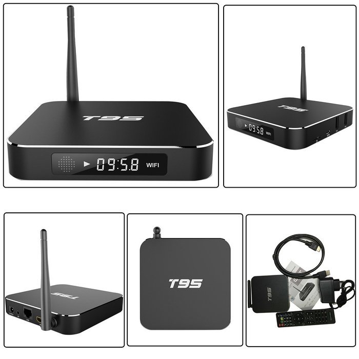 WISEWO T95 Android TV BOX Amlogic S905 Quad Core Kodi 16.0 XBMC Fully Loaded Wifi HD 1080P Smart Mini PC Streaming... N7