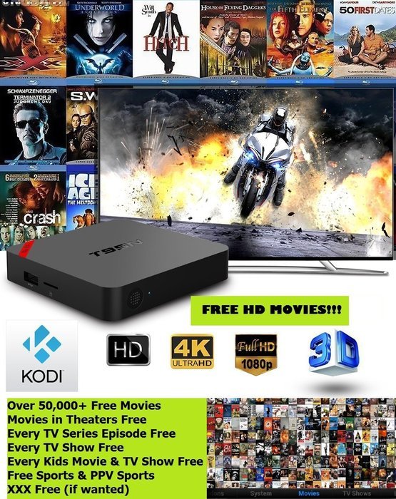 T95N Mini MX+ Android TV BOX 1GB/8GB FULLY LOADED! MOVIES TV SHOWS & MORE!