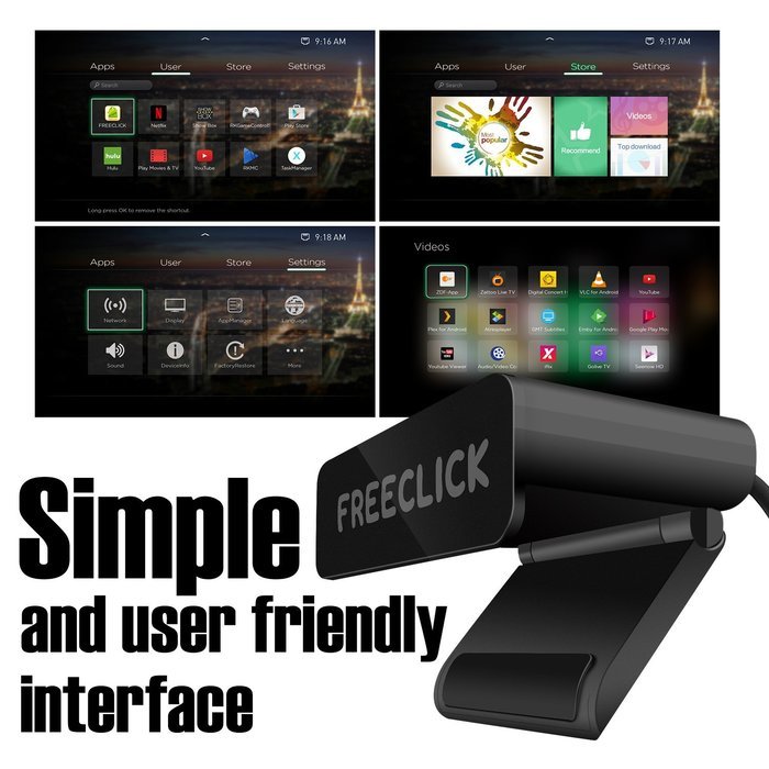 FOLDABLE Android TV Box WiFi Clip Full HD 1080P TV XBMC KODI Box V15.2 Quad Core Amlogic S805 1GB/8GB Android... N2