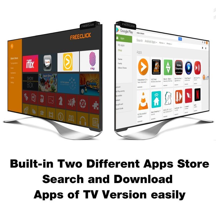 FOLDABLE Android TV Box WiFi Clip Full HD 1080P TV XBMC KODI Box V15.2 Quad Core Amlogic S805 1GB/8GB Android... N4