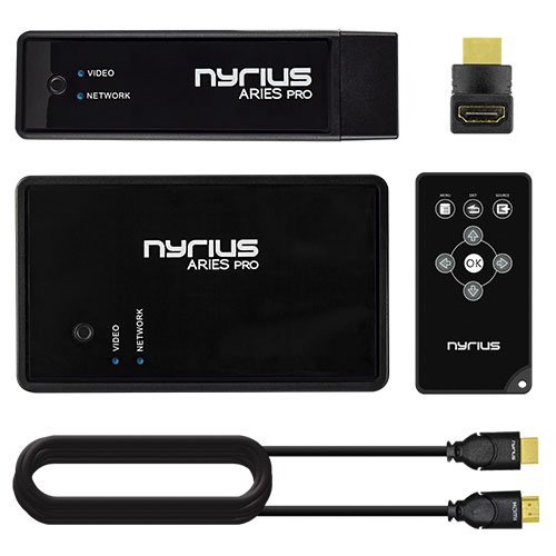 Nyrius ARIES Digital Wireless HDMI Transmitter and Receiver System for Streaming HD 1080p 3D Video, Laptops, PC... N8