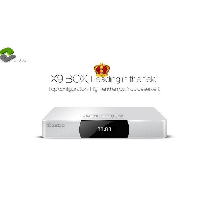 Zidoo X9 Android 4.4 HDMI IN Recorder Quad Core Android TV Box 2G/8G Wifi Bluetooth 4K*2K H.265 HD Picture in...