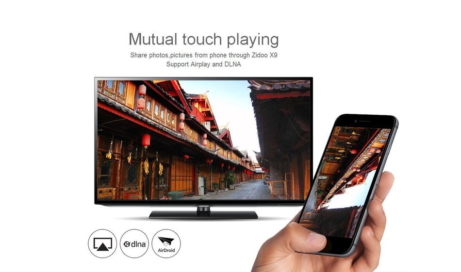 Zidoo X9 Android 4.4 HDMI IN Recorder Quad Core Android TV Box 2G/8G Wifi Bluetooth 4K*2K H.265 HD Picture in... N5