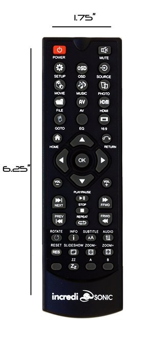 IncrediSonic Ultra Play IMP150 - 1080p Full-HD Ultra Portable Digital Media Player For USB Drives and SD/SDHC... N4