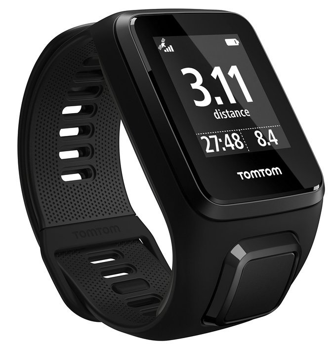 TomTom Spark 3 Music GPS Fitness Watch Bundle Black, L N2