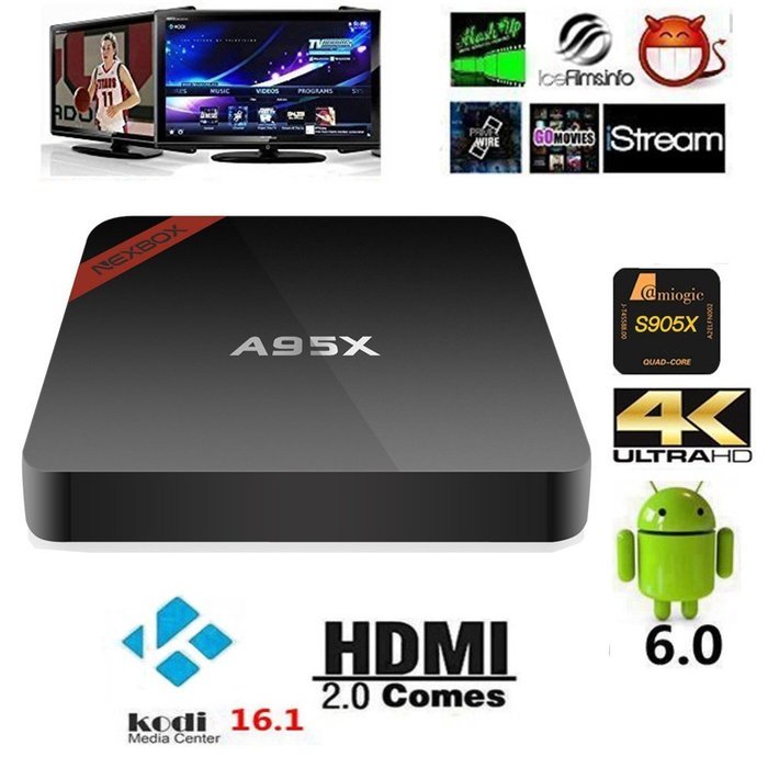 Balight Latest tv box Master Android TV Box Amlogic S905X Android 6.0 Unlock KODI 16.1 WIFI 2.4GHz Quad core 64Bit...