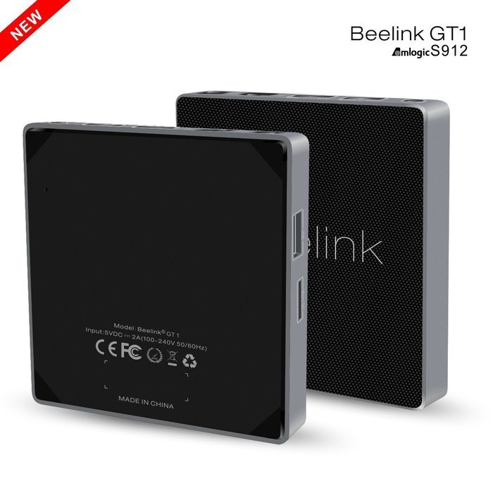 Beelink GT1 Smart TV Box Amlogic S912 Octa Core ARM Cortex-A53 Android 6.0 ARM Mali-T820MP3 GPU up to 750MHz(DVFS... N6
