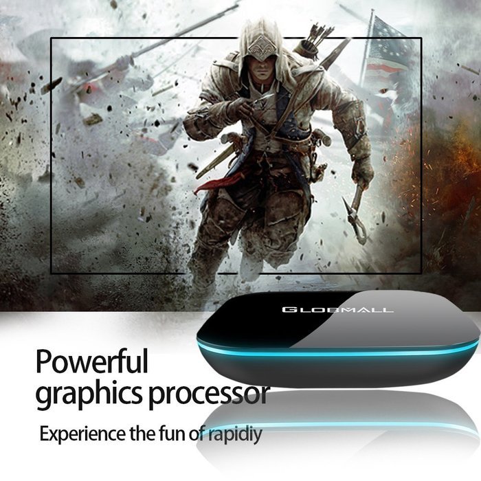 [Free Mini Keyboard] 2017 Model Globmall Android 6.0 TV Box, X2 Android TV Box Amlogic S905X 64 Bits 16GB ROM... N6