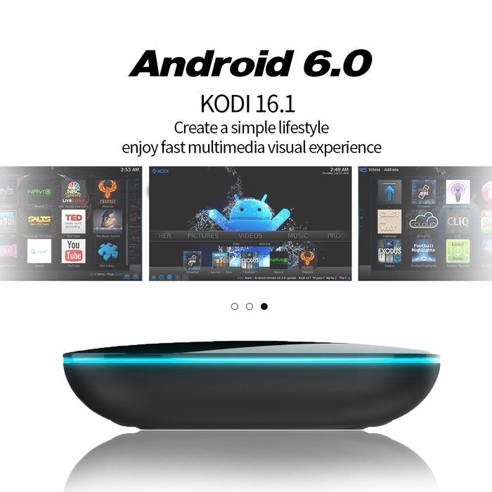 [Free Mini Keyboard] 2017 Model Globmall Android 6.0 TV Box, X2 Android TV Box Amlogic S905X 64 Bits 16GB ROM... N7