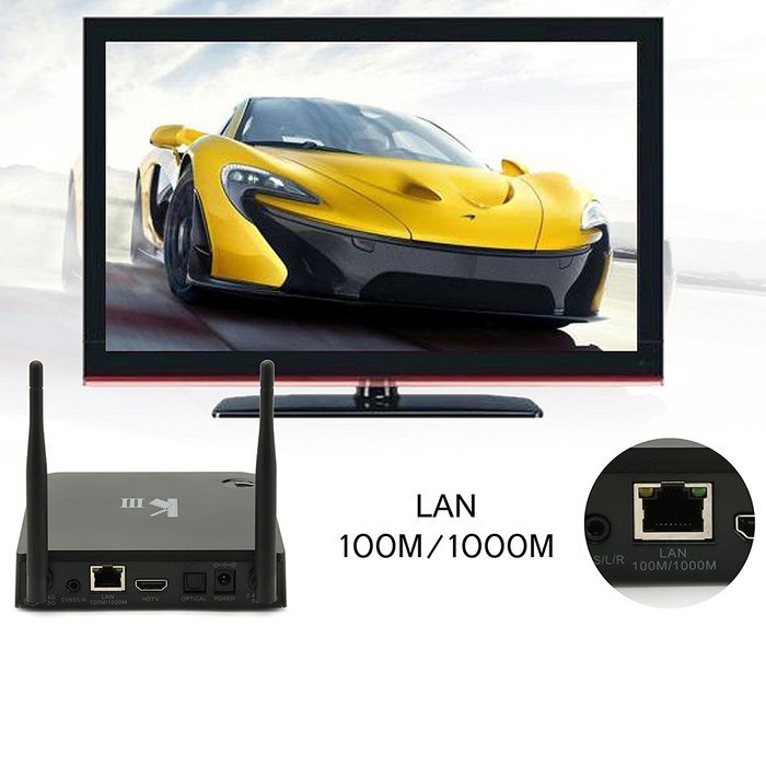 KOLOF KIII Amlogic S905 Quad Core OTT TV Box Android 5.1 KODI 16.1 2G RAM 16G ROM N7