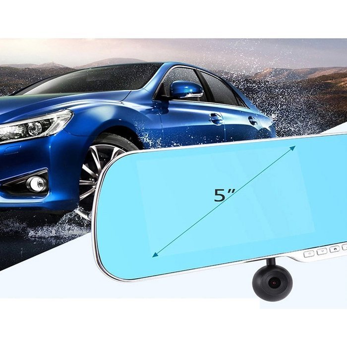 Toboy Dvr-AR05 Big 5 Inch Blue Touch Screen Parking Display Car Full Hd Dash Cam Car Camera DVR Car Video Recorder... N3