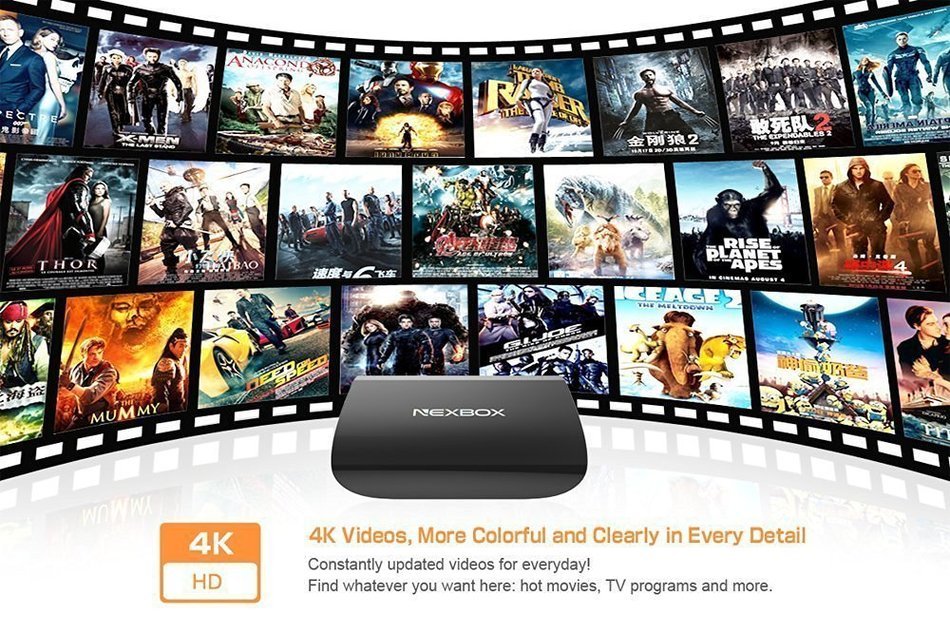 Android 6.0 Smart TV BOX Amlogic S912 Octo-core 2GHz ARM Cortex-A53 64-bit 2G/16G KODI 16.1 Fully Loaded Streaming... N7