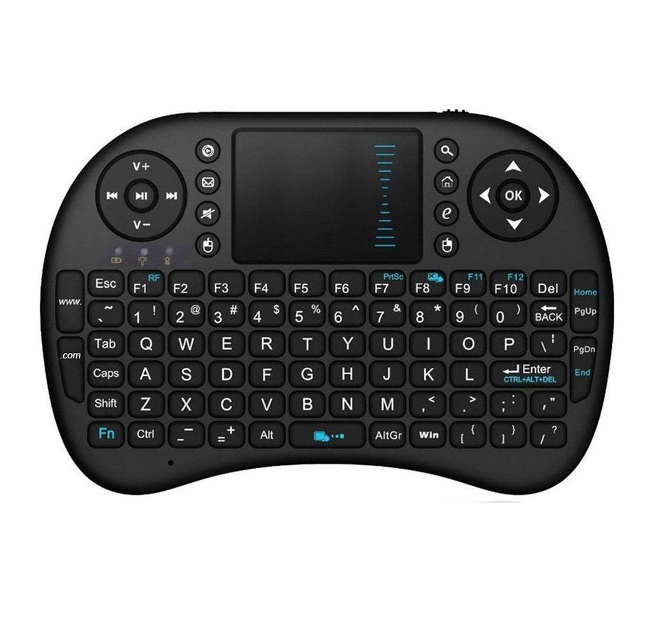Pigflytech Mini 2.4GHz T2 Wireless Touchpad Keyboard with Mouse for PC, PAD, XBox 360, PS3, Google Android TV...