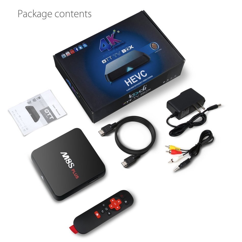 TICTID M8S Plus Android Tv Box Amlogic S812 2G+16G Emmc Quad Core AP6330( More stable than 4335) with Dual WIFI... N6