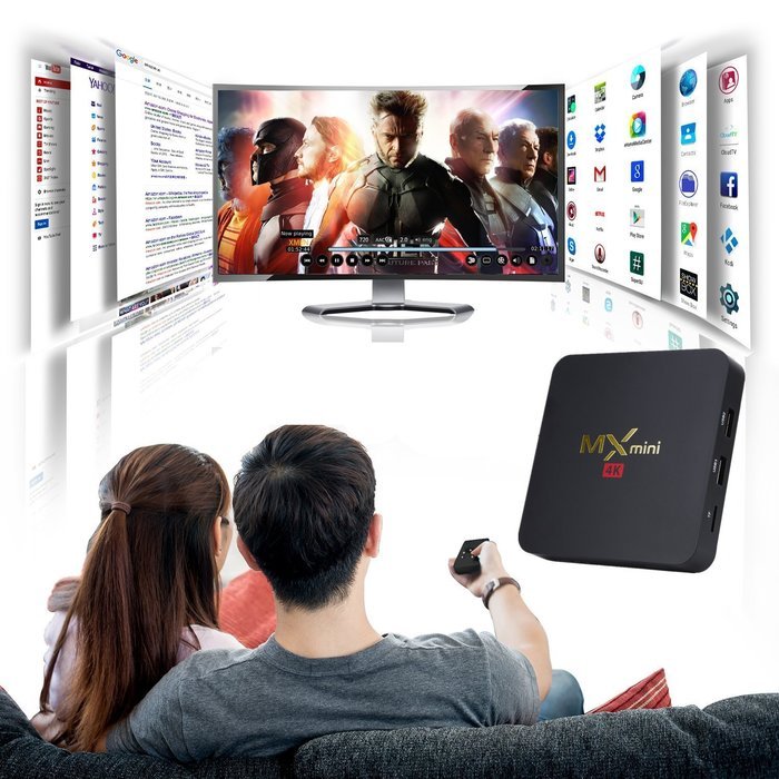 [2016 New Arrival Mini MX ] Jabond Smart Android 5.1 TV Box Amlogic S905 Quad Core KODI 16.0 Full Preloaded Bluetooth... N4