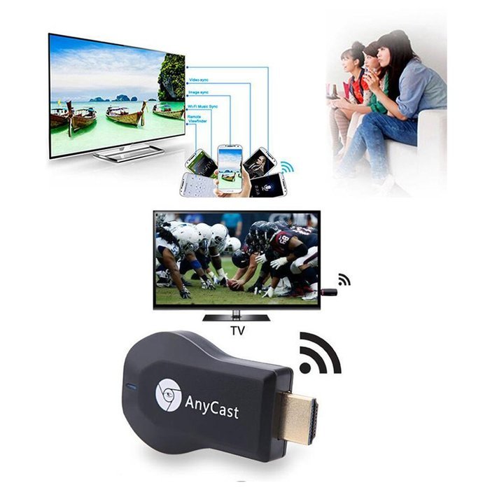 Atickbase NEW WiFi 1080P Full-HD HDMI TV Stick AnyCast DLNA Wireless Chromecast Airplay Dongle