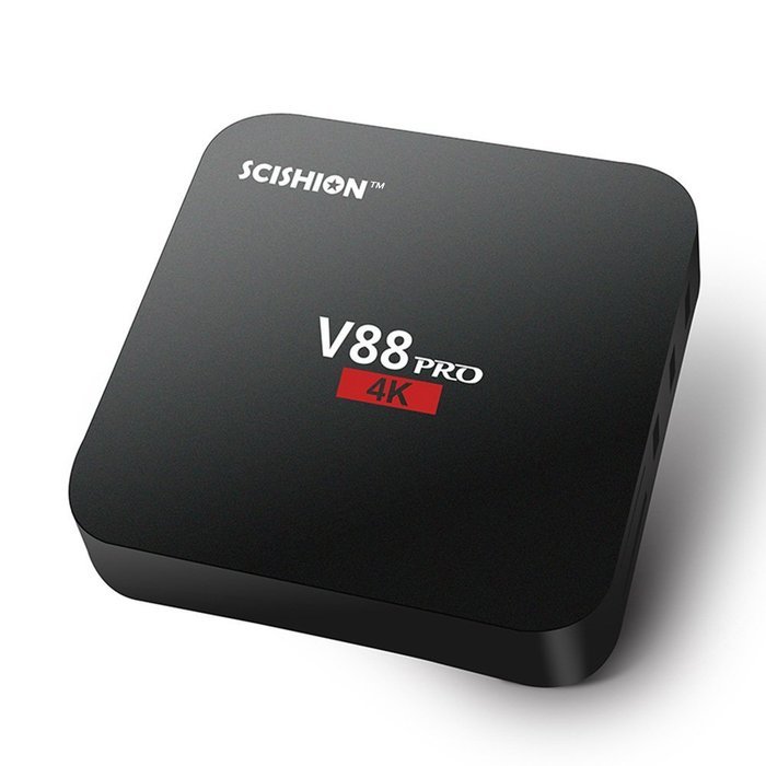 Docooler V88 PRO Smart Android 6.0 TV Box Amlogic S905X Quad Core 64bit KODI16.1 XBMC VP9 UHD 4K HDMI Mini PC... N10