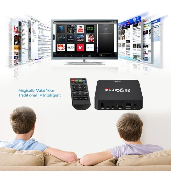 Docooler M9S-PRO Smart Android 5.1 TV Box Amlogic S905 Quad Core 64bit KODI16.0 UHD 4K 3G / 32G Mini PC WiFi H... N2