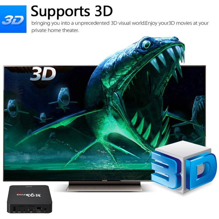 Docooler M9S-PRO Smart Android 5.1 TV Box Amlogic S905 Quad Core 64bit KODI16.0 UHD 4K 3G / 32G Mini PC WiFi H... N3