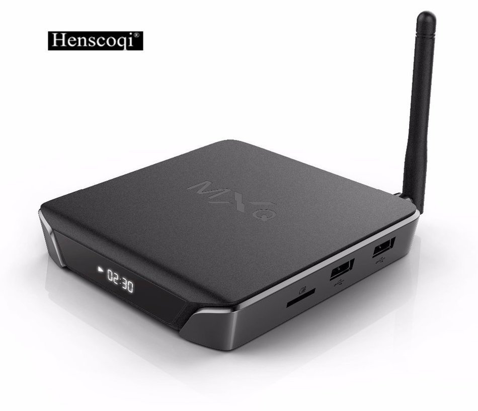 Henscoqi MXQ PRO 4K Android TV Box Amlogic S905 Android 5.1 Lollipop Streaming Media Player 1G+8G Memory 1000M... N16