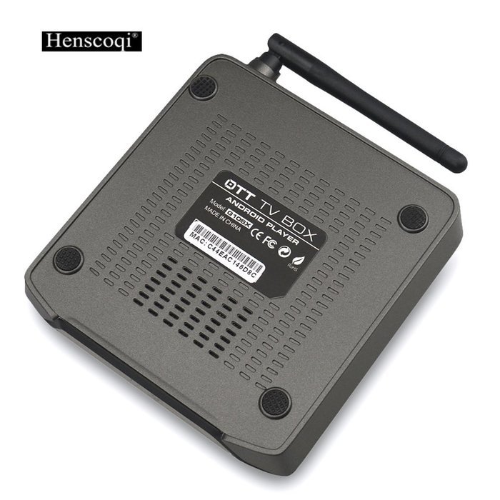 Henscoqi MXQ PRO 4K Android TV Box Amlogic S905 Android 5.1 Lollipop Streaming Media Player 1G+8G Memory 1000M... N17