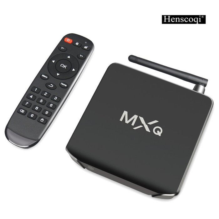 Henscoqi MXQ PRO 4K Android TV Box Amlogic S905 Android 5.1 Lollipop Streaming Media Player 1G+8G Memory 1000M... N18