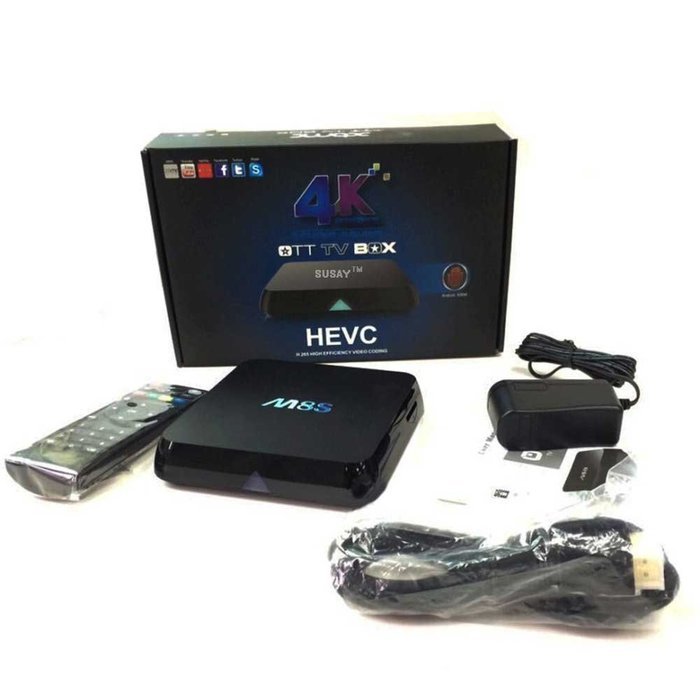 SUSAY&reg; M8s Quad Core Xbmc Android Tv Box Amlogic S812 2g/8g Dual Wifi N4