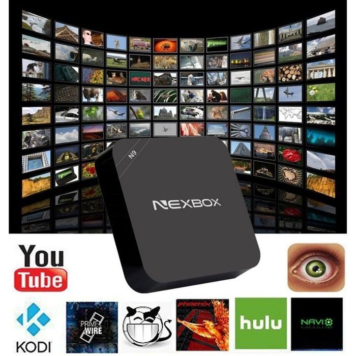 Norbi NEXBOX N9 Android 4.4 Network Set-top Boxes Quad-core TV Box 1 / 8G (5 GPU)