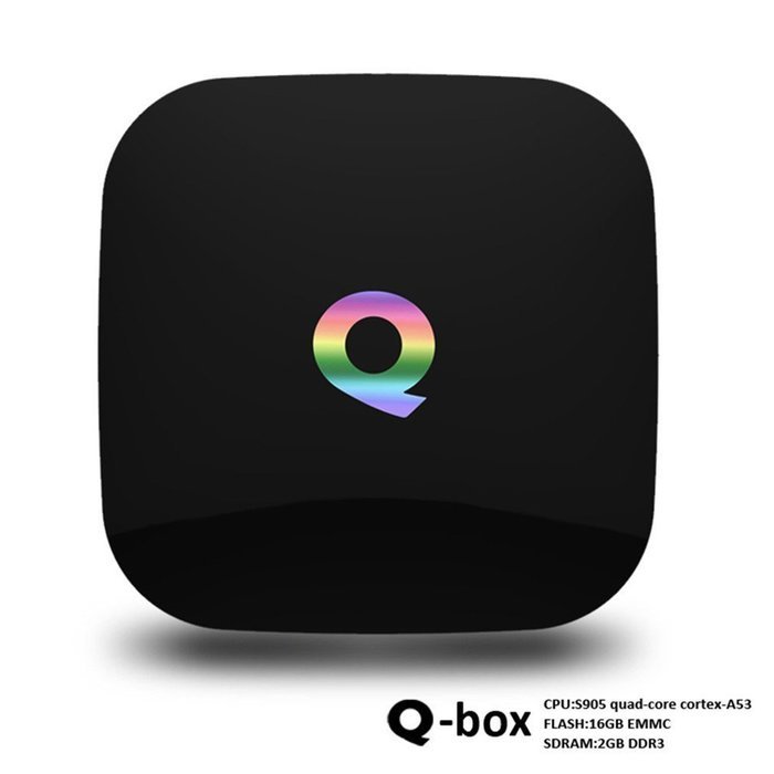 Flylion Q BOX Android TV BOX 2GB 16GB S905 Dual Wifi 2.4g 5g Bluetooth 4.0 with Kodi16.0 XBMC 4K 2K H.265 60fps... N9