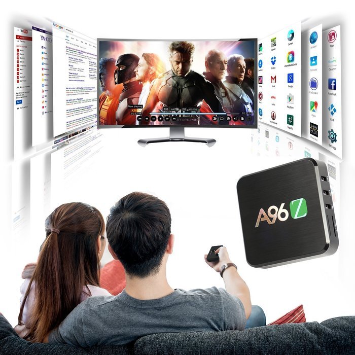 Jabond A96Z Set Top Android 6.0 Ott TV Box Fully Loaded KODI(XBMC) 17.0 Dual WIFI 2.4G/5G Amlogic S905X Quad Core... N5