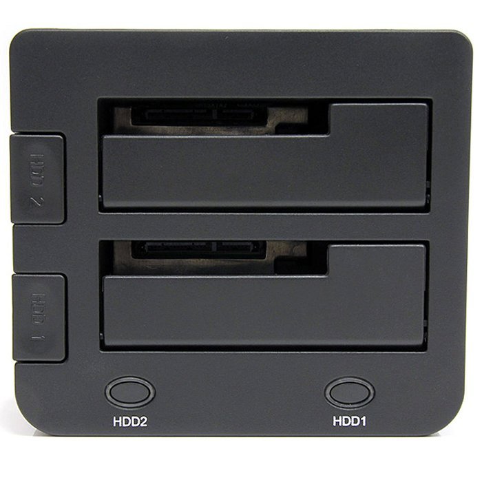 StarTech.com Universal Hard Drive Docking Station 2.5 and 3.5 Inches HDD and SSD with UASP and SATA III (UNIDOCKU33) N7