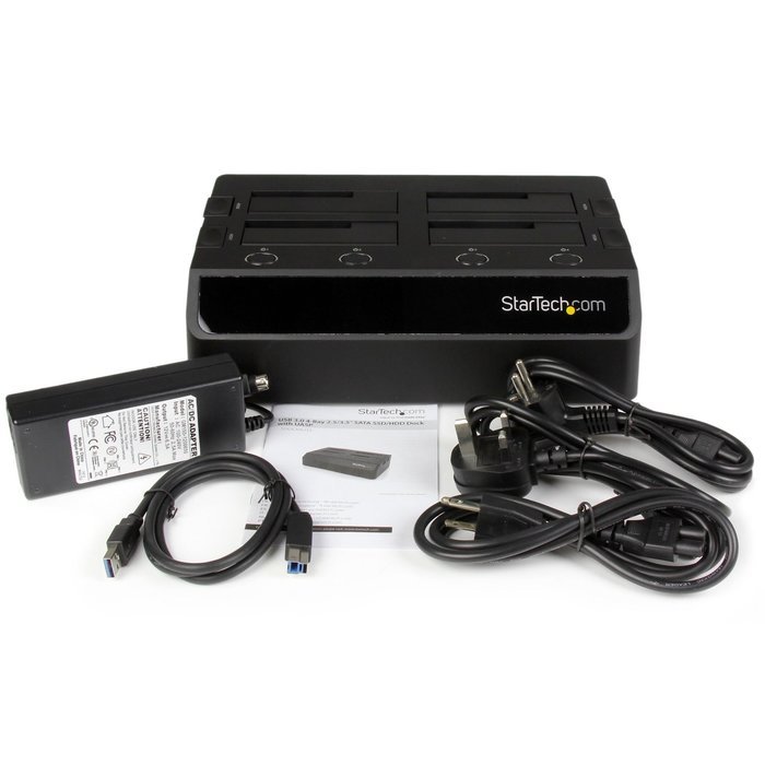 StarTech.com Universal Hard Drive Docking Station 2.5 and 3.5 Inches HDD and SSD with UASP and SATA III (UNIDOCKU33) N21