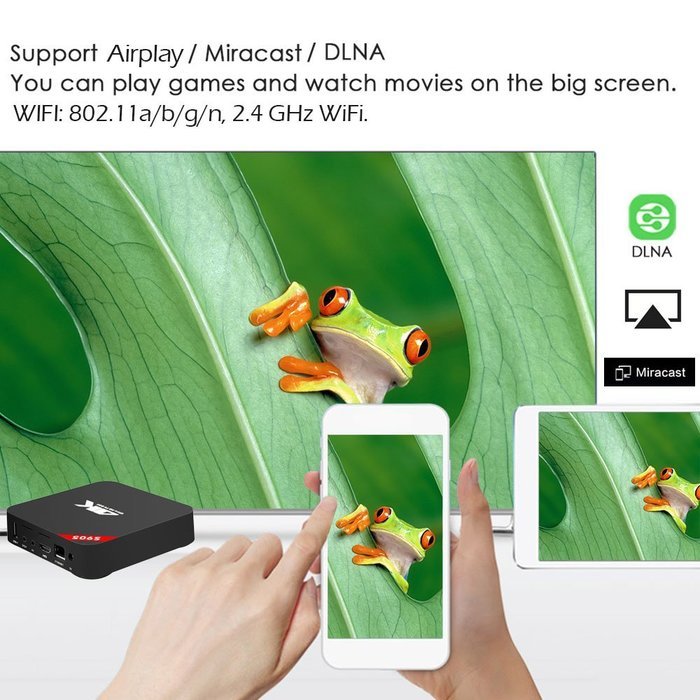 Docooler&reg; 4K UHD TV BOX Smart Android 5.1.1 Amlogic S905 Quad Core 64bit 1GB / 8GB KODI 16.0/ XBMC 4K*2K60fps... N5