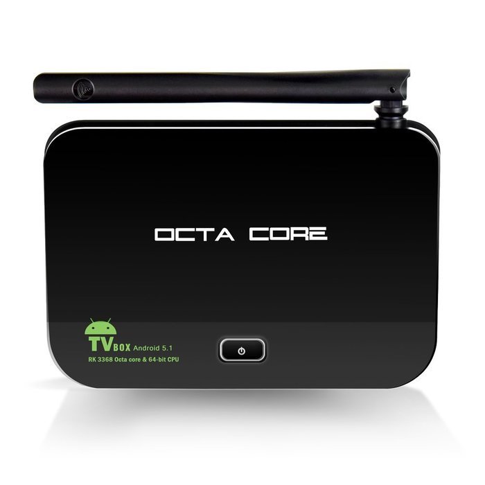 Yuntab Z4 Android 5.1 Streaming Media Player Octa Core 2GB/16GB, 64 bits HDMI 2.0/ H.265/ 4K with 2.5G/5G with...