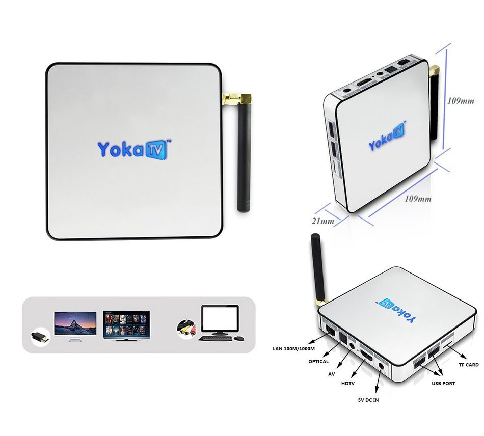 NPET KB2 S912 Android 6.0 Marshmallow TV Box Octa core 2GB 32GB Streaming Media Player Kodi 17.0 1000M Ethernet N4