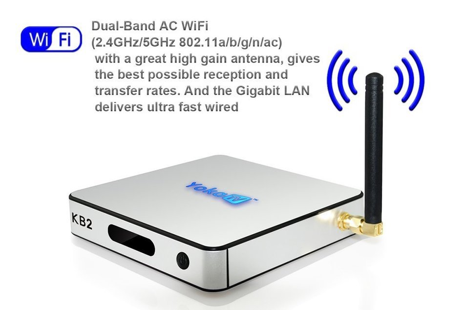 NPET KB2 S912 Android 6.0 Marshmallow TV Box Octa core 2GB 32GB Streaming Media Player Kodi 17.0 1000M Ethernet N5