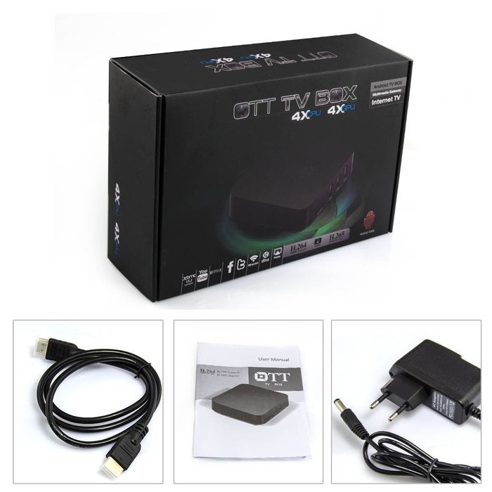 EchoAcc&reg; Electronics S805 Amlogic Android TV Box Quad Core GPU XBMC N6