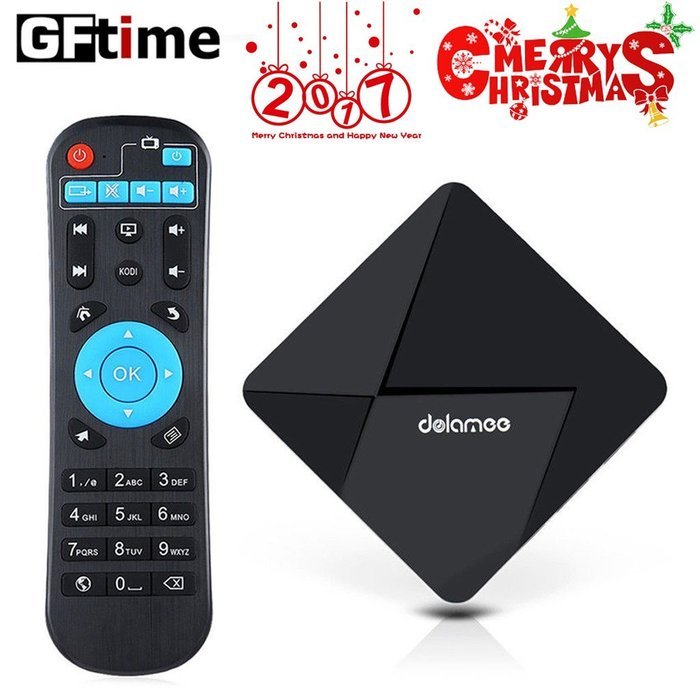 GFtime Dolamee D5 Android 5.1 Smart Kodi TV Box Fully Loaded 4k HDMI 2.4G Wifi Streaming Media Player, KODI Server...