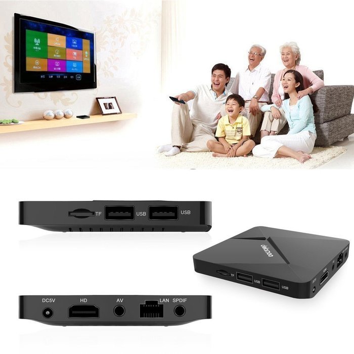 GFtime Dolamee D5 Android 5.1 Smart Kodi TV Box Fully Loaded 4k HDMI 2.4G Wifi Streaming Media Player, KODI Server... N2