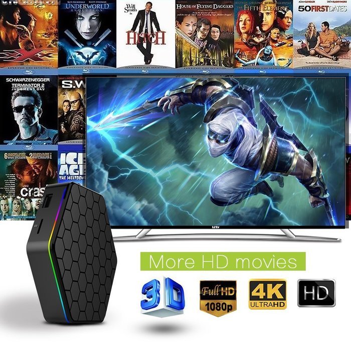 U2C&reg; T95X Mini Android 6.0 TV Box Kodi 16.1 Ultra HD 4K Amlogic S905X Quad Core Fully Loaded 3D WiFi 1G 8G Google... N14