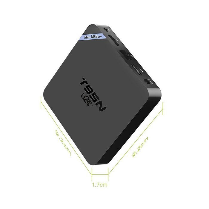 U2C&reg; T95X Mini Android 6.0 TV Box Kodi 16.1 Ultra HD 4K Amlogic S905X Quad Core Fully Loaded 3D WiFi 1G 8G Google... N20