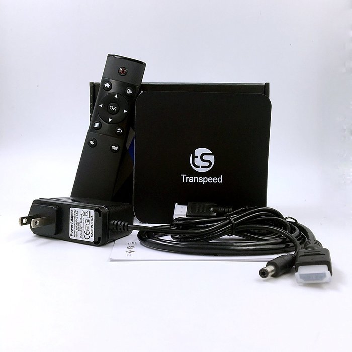 Transpeed Amlogic S905X Android 6.0 2G/16G Wifi Box+2.4G Air mouse FM4 4K2K HDMI Kodi 16.1 pre-installed H.265... N2