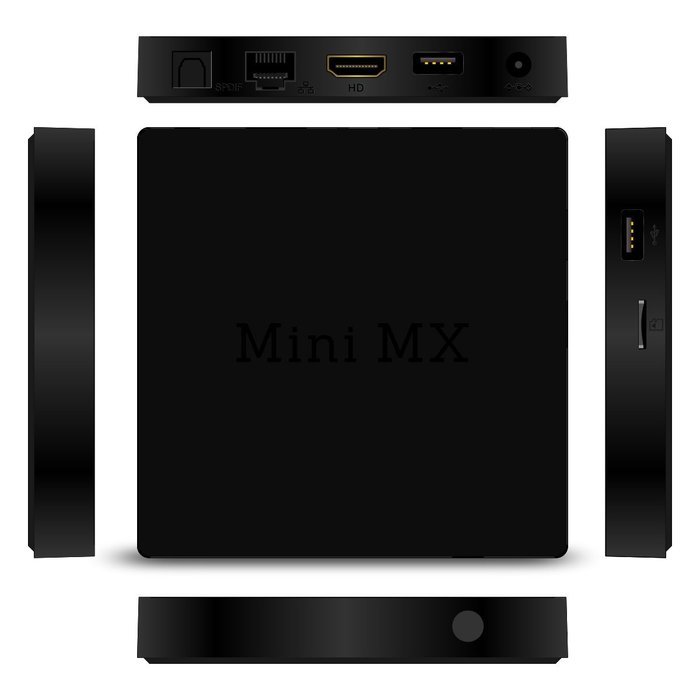 Bolv Mini MX TV Box Android 5.1 Amlogic S905 Quad Core HDMI 2.0 Bluetooth 4.0 Support Gigabit 1000M LAN