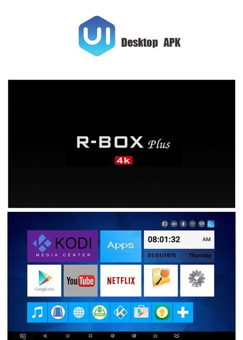 Henscoqi R BOX PLUS RK3229 Quad core CPU Mali 400 GPU TV Box 2GB DDR3 16GB EMMC Flash Android 5.1.1 OS WIFI Bluetooth... N3