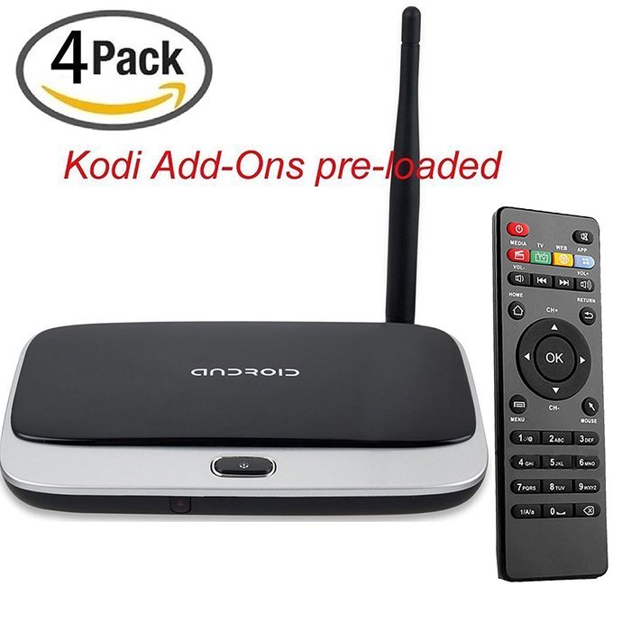 EASYTONE CS918 RK3188T Android 4.4 [2GB/16GB] Streaming Media Player Quad Core Smart TV Box Kodi(XBMC) Fully Loaded... N24