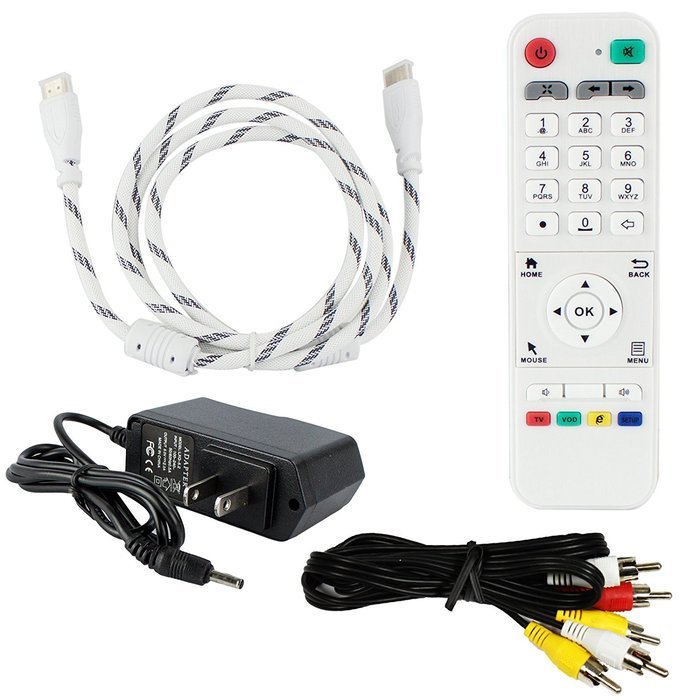 Loolbox Arabic IPTV Box + NEXspark Mira Mini Wireless Keyboard MK1, Arabic Channels TV Box, 400+ Arabic Channels... N5